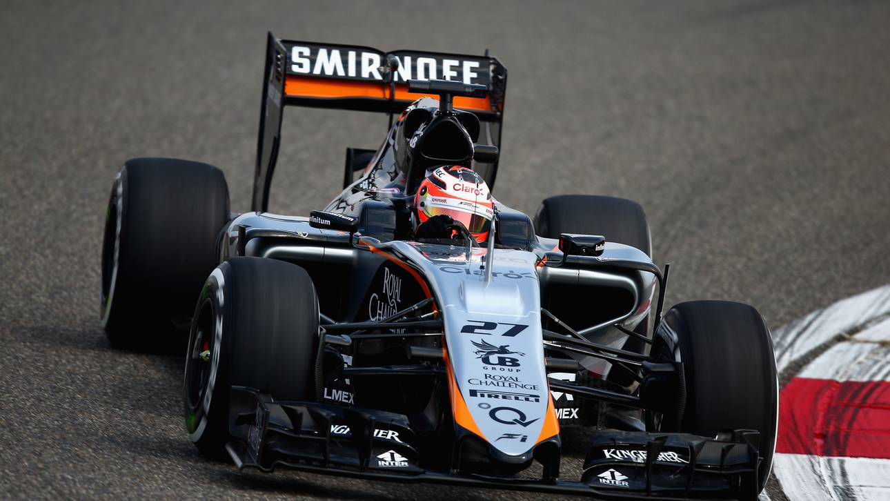 Nico Hülkenberg in Aktion beim Großen Preis von China