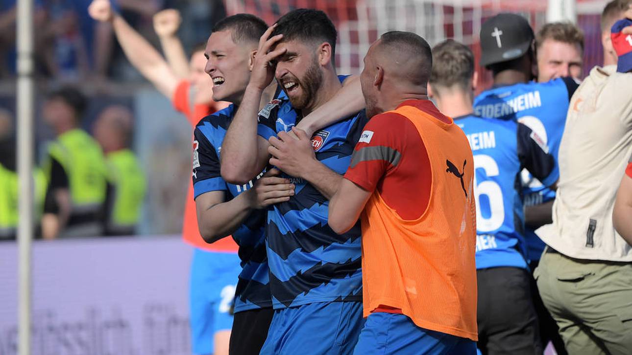 Heidenheim steigt zum ersten Mal in die Bundesliga auf