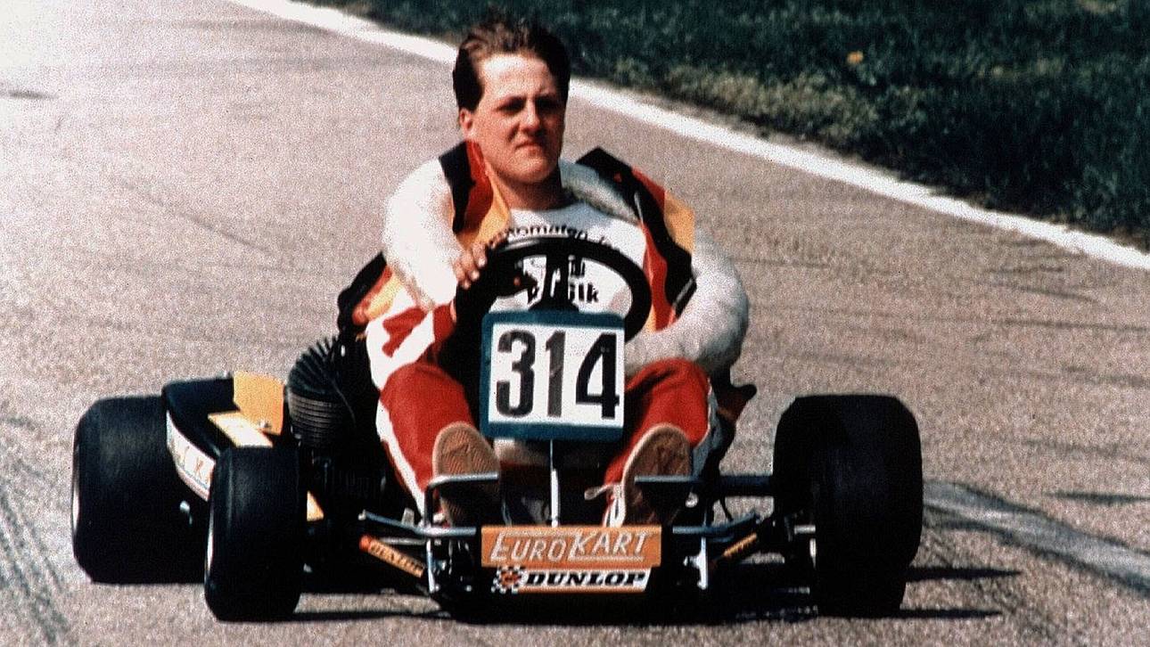 Michael Schumacher im Kart