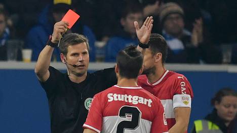 Emiliano Insua sah in Hoffenheim die Rote Karte