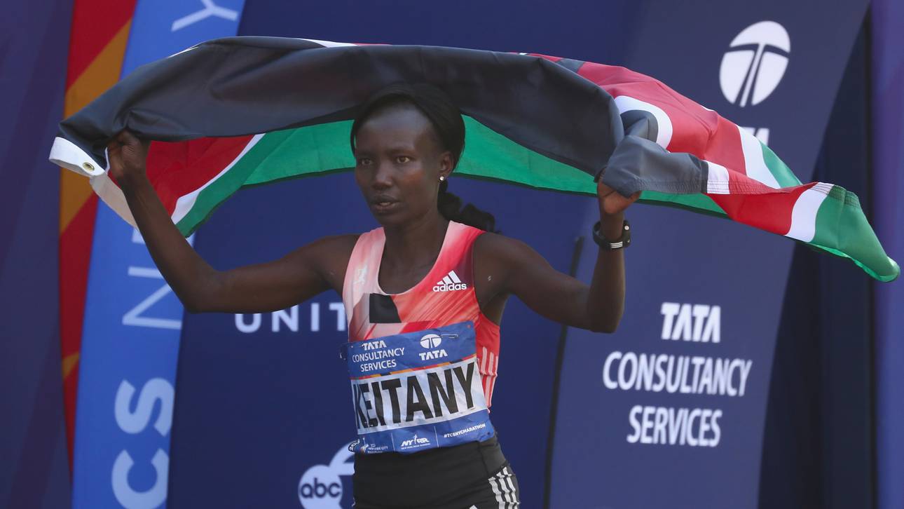 Keitany läuft zum New-York-Hattrick