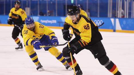 Ice Hockey - Winter Olympics Day 12 Frank Hordler bestritt insgesamt acht Weltmeisterschaften für den DEB. Sein Höhepunkt war die Silbermedaille bei Olympia 2018