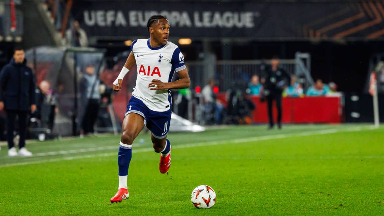 Mathys Tel wurde bereits zur Halbzeit ausgewechselt