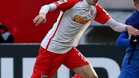 Sebastian Stolze erzielte das 2:0 für Jahn Regensburg