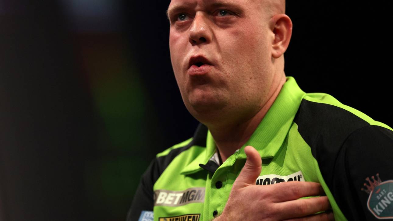 Darts-WM: Van Gerwen zieht dominant ins Finale ein