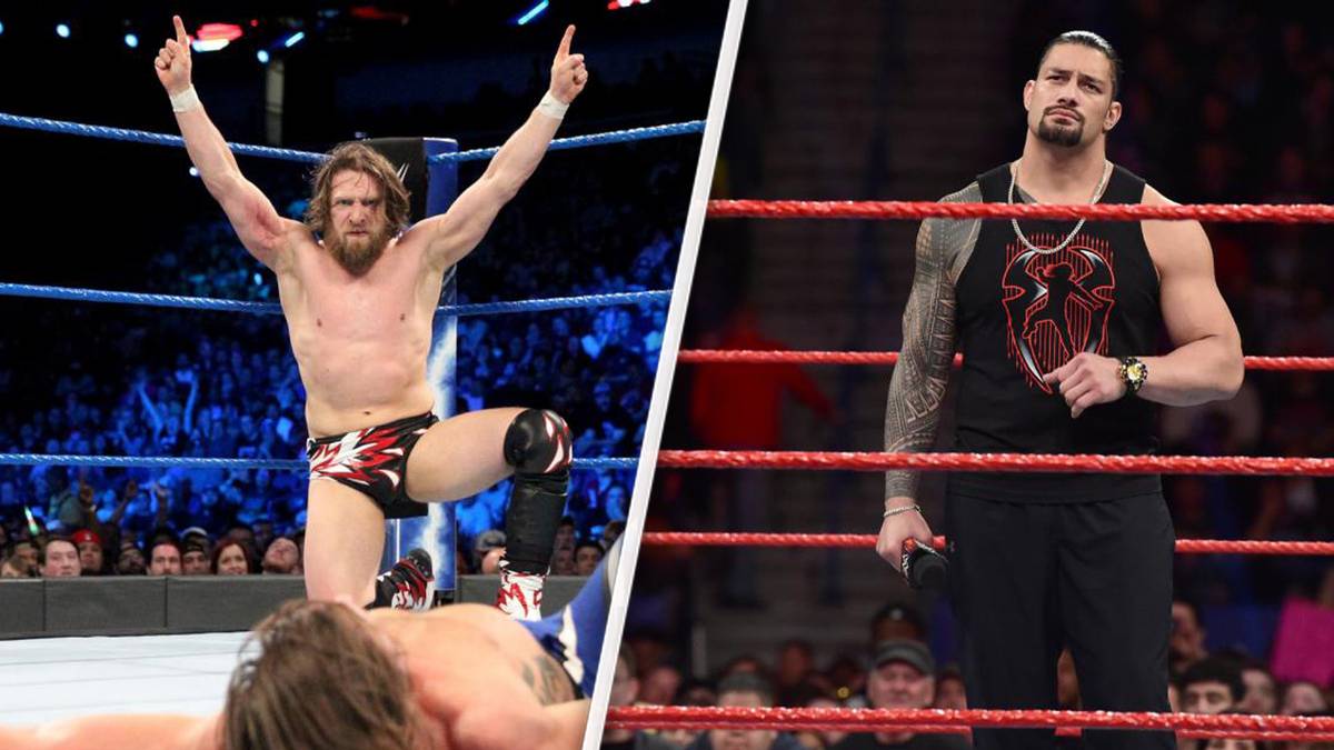 SmackDown mit Daniel Bryan (l.) wurde beim WWE Draft besser verstärkt als RAW mit Roman Reigns
