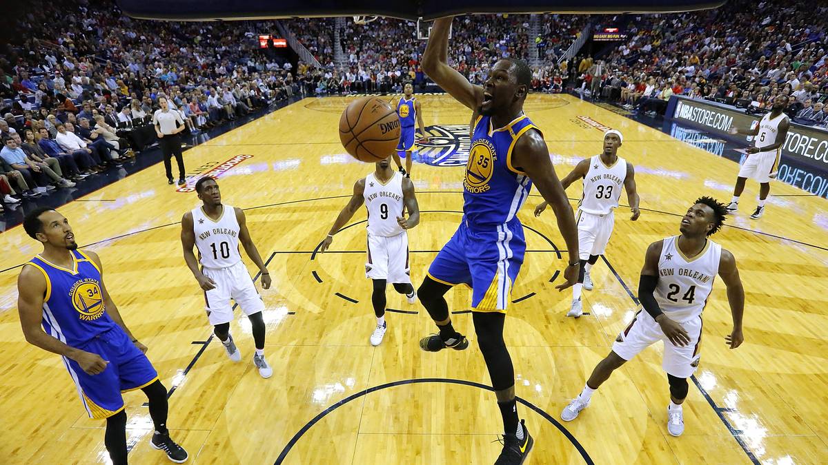 PLATZ 5 - KEVIN DURANT (Mitte, Basketball, Golden State Warriors): 56,2 Mio. - Gehalt/Preisgelder: 20,2 Mio., sonstige Einkünfte: 36 Mio.