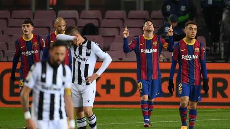 Lionel Messi führte den FC Barcelona gegen Levante zum Sieg