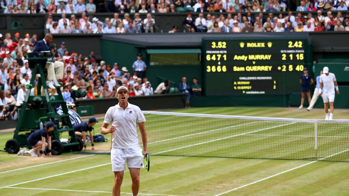 Nachdem es bei den French Open noch für das Halbfinale reicht, scheitert er beim Rasenturnier im Londoner Queen's Club in Runde 1. In Wimbledon muss sich Titelverteidiger Murray kurz darauf bereits im Viertelfinale überraschend dem US-Amerikaner Sam Querrey geschlagen geben