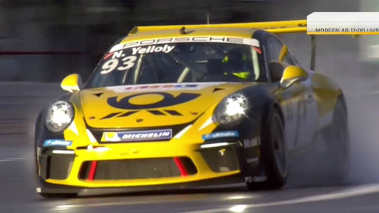 Yelloly siegt im Porsche Carrera Cup