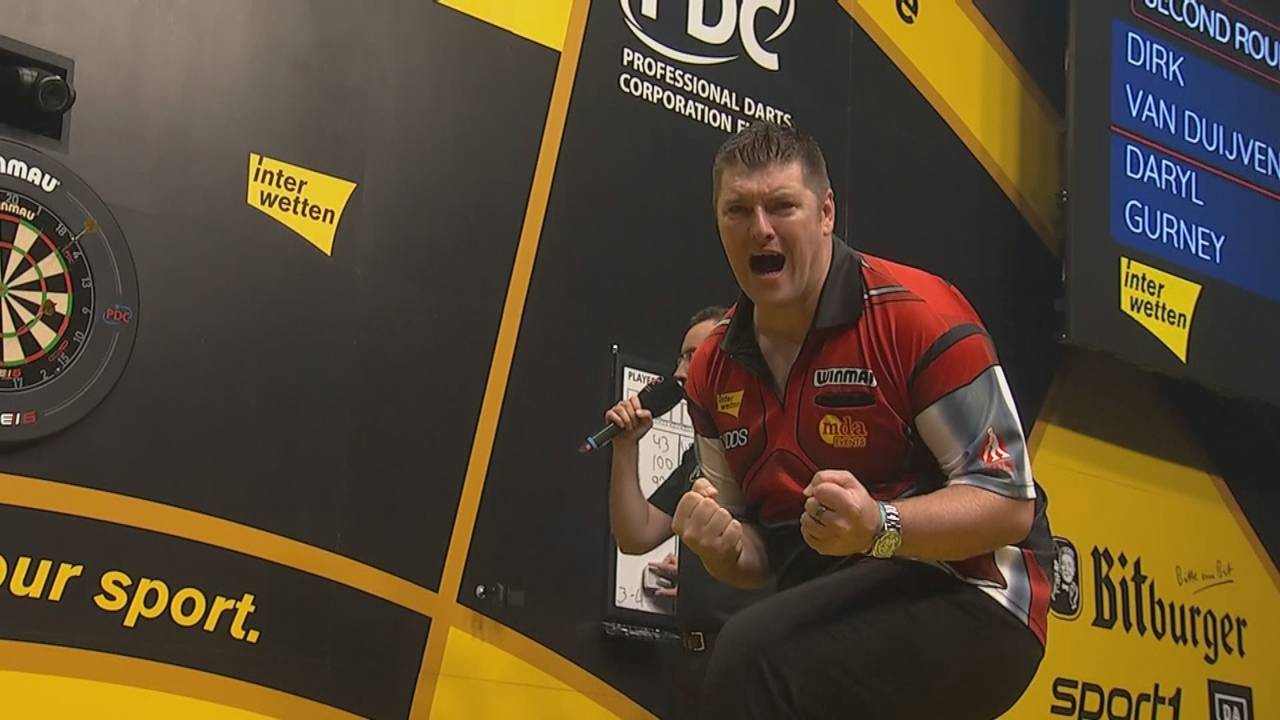 German Open: Daryl Gurney schlägt Dirk van Duijvenbode mit 6:3
