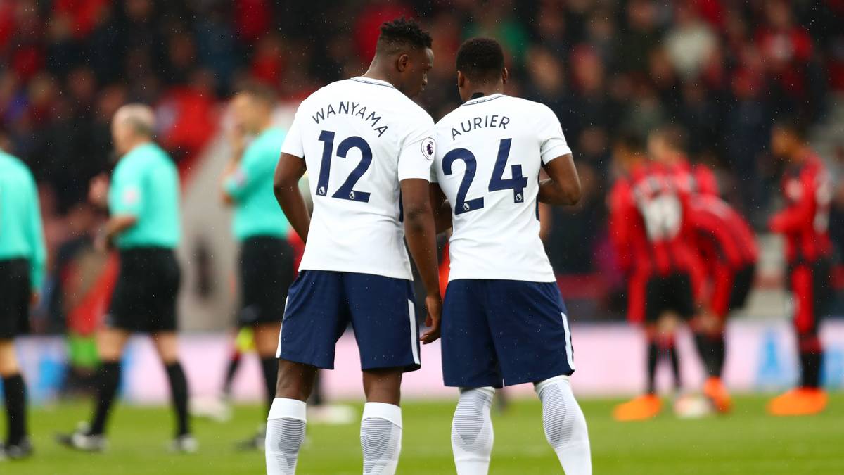 DAS IST NOCH ZU TUN: Insgesamt sechs weitere Spieler stehen angeblich auf der "Streichliste" der Spurs. Unter anderem Serge Aurier (r.) und Victor Wanyama (l.) sollen ebenfalls verkauft werden. Allerdings können nicht alle Außenverteidiger gehen. Christian Eriksen möchte unbedingt nach Madrid, auch hier muss eine Lösung gefunden werden
