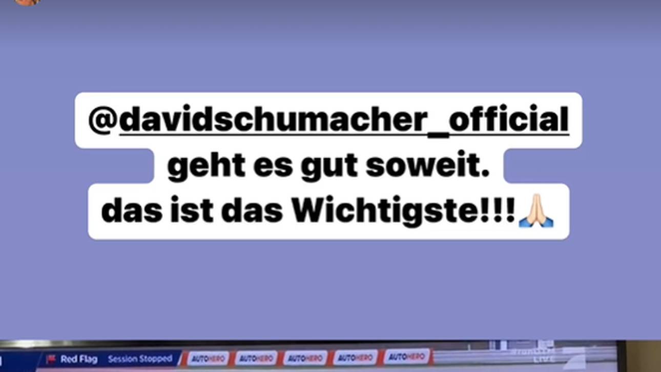 Cora Schumacher nimmt ihren Sohn David nach dem Crash beim DTM-Saisonfinale in Schutz