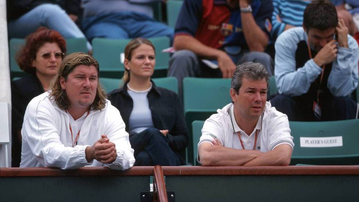 Peter Lundgren (l.) und Peter Carter gemeinsam bei den French Open im Jahr 2000