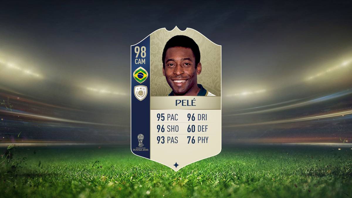 Pelé - Brasilien - Gesamtstärke 98