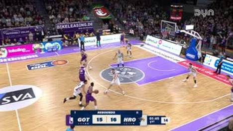 Spiel Highlights zu BG Göttingen - ROSTOCK SEAWOLVES (1)