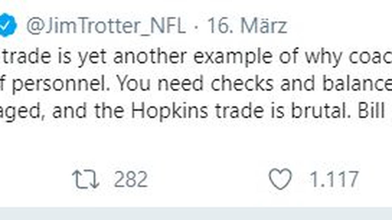 NFL-Network Reporter Jim Trutter über Bill o`Briens Personalentscheidungen