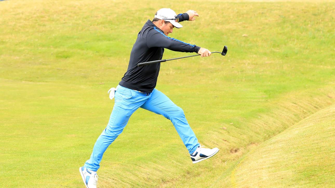 Golf-Profi mit seltenem Kunststück