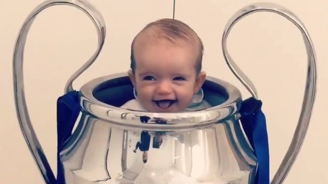 Sneijder setzt Sohn in Henkelpott