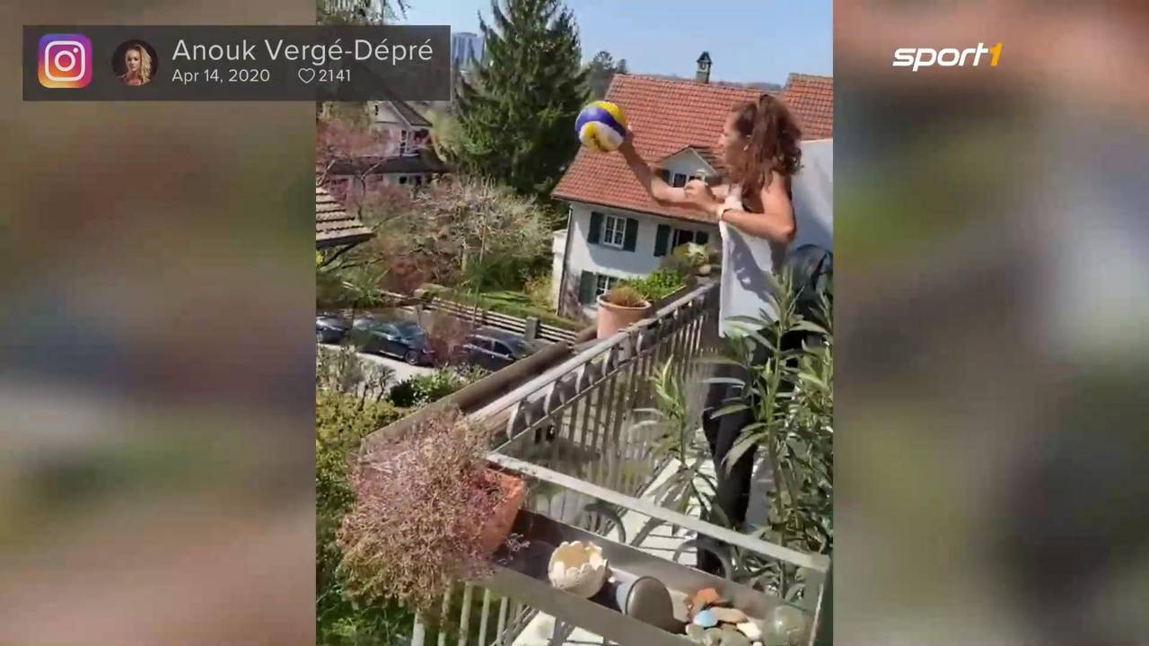 Volleyball und Social Distancing? Kein Problem für die Vergé-Dépré-Schwestern