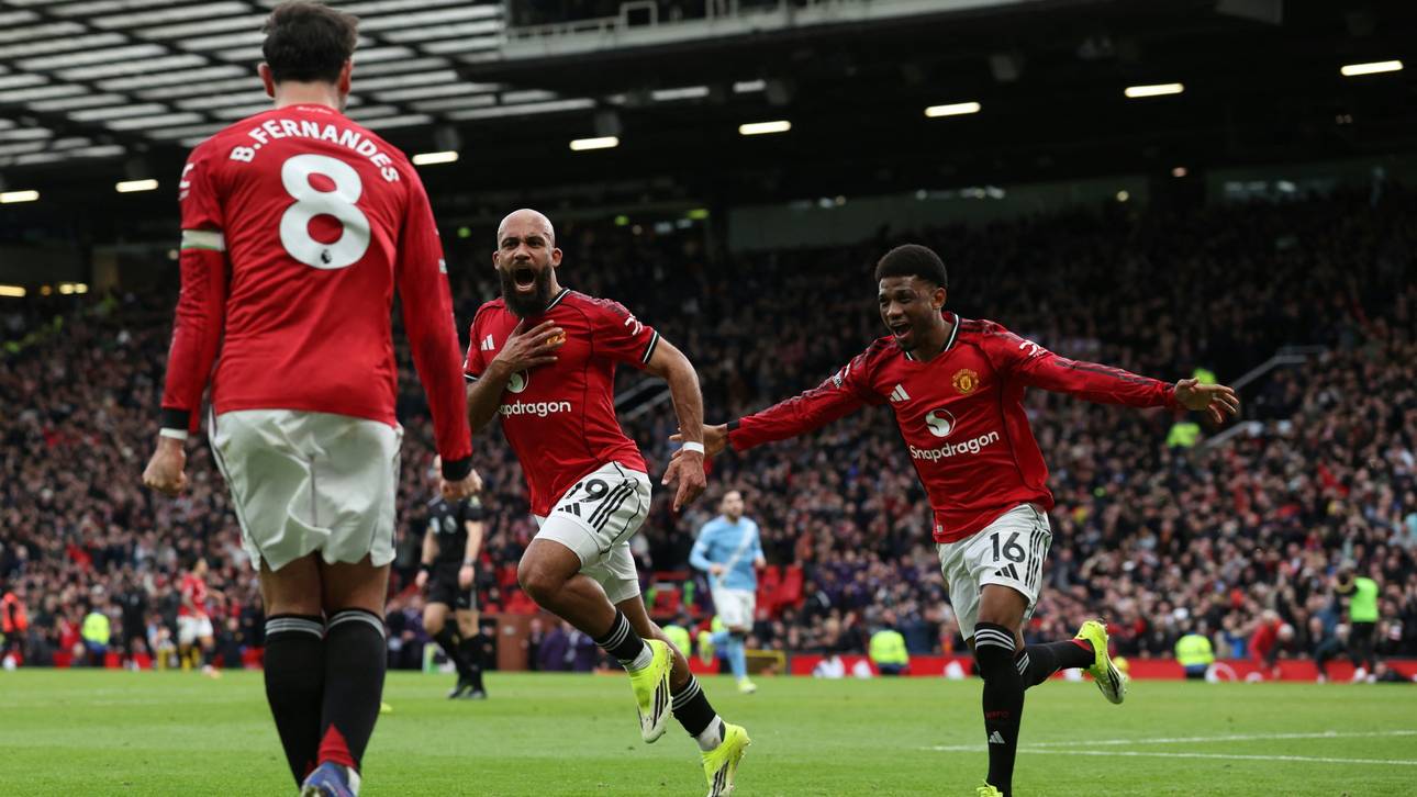 Carrick-Debüt geglückt: United bremst City im Stadtderby aus