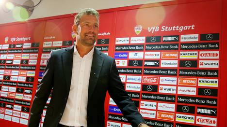 VfB Stuttgart - Press Conference With New Team Coach