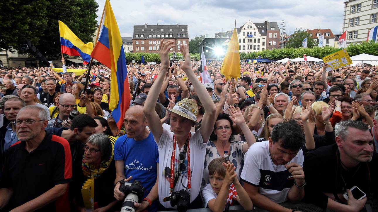Tausende feiern Tour-Starter