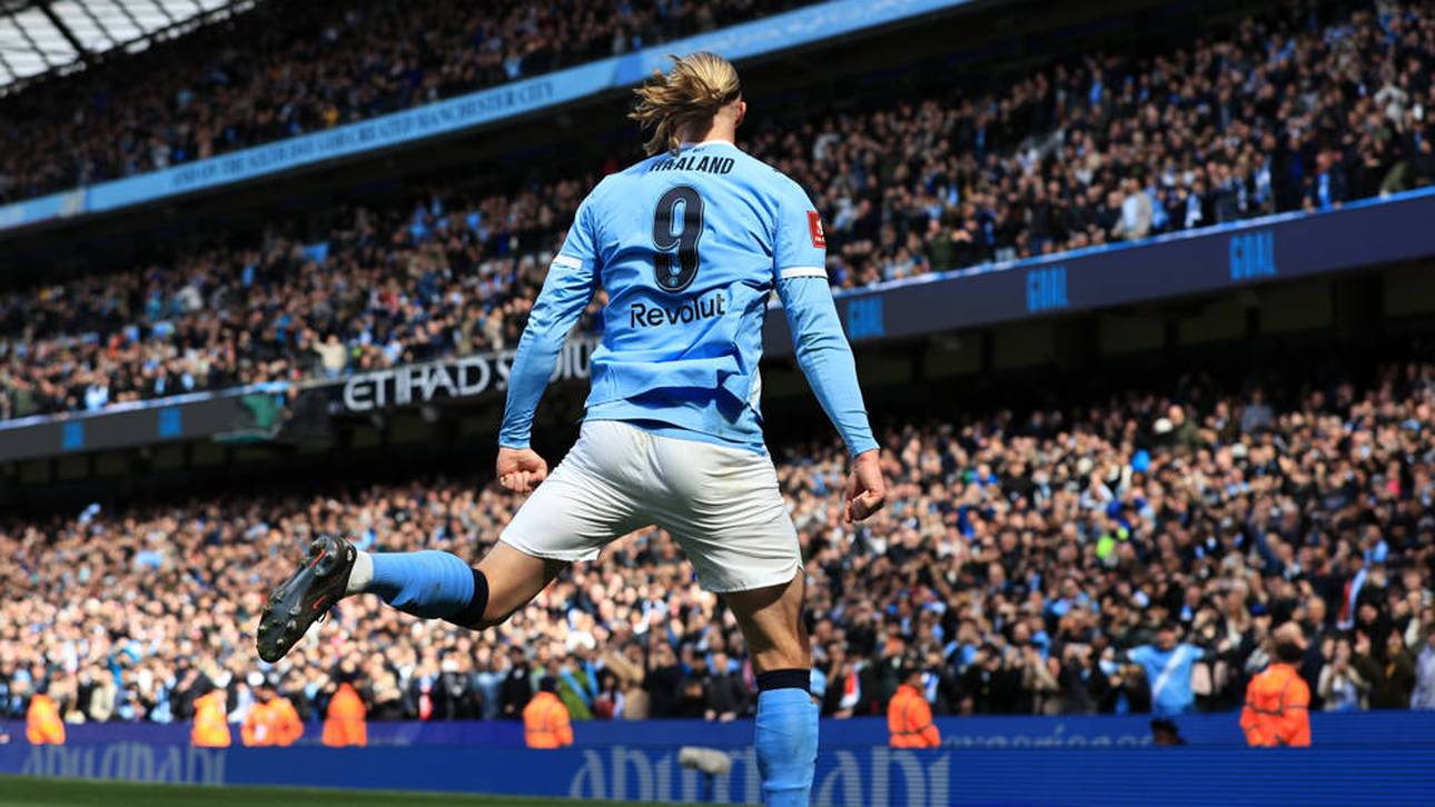 Erling Haaland zerlegte den FC Liverpool im FA-Cup-Viertelfinale