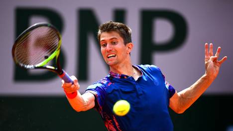 Yannick Maden steht beim ATP-Turnier in Metz im Achtelfinale