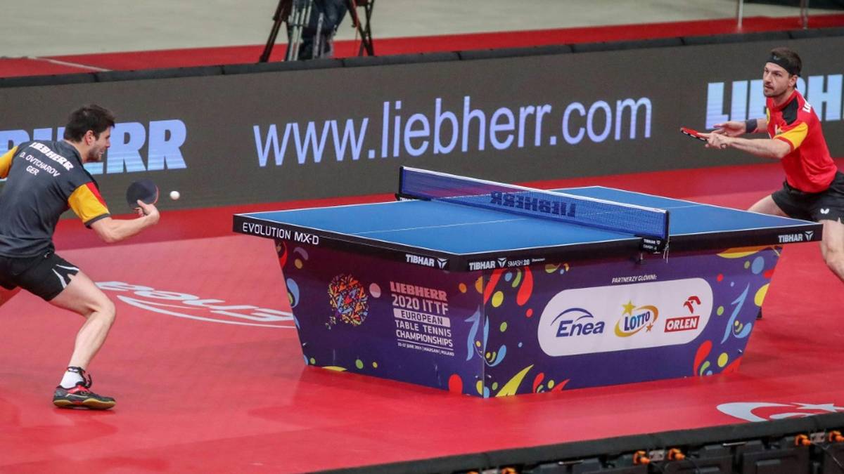 Tischtennis Boll gegen Ovtcharov im CL-Halbfinale