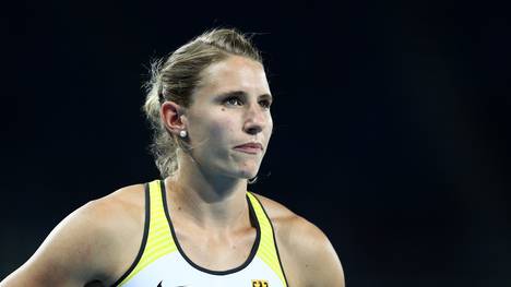 Carolin Schäfer gewann bei der WM in London die Silbermedaille