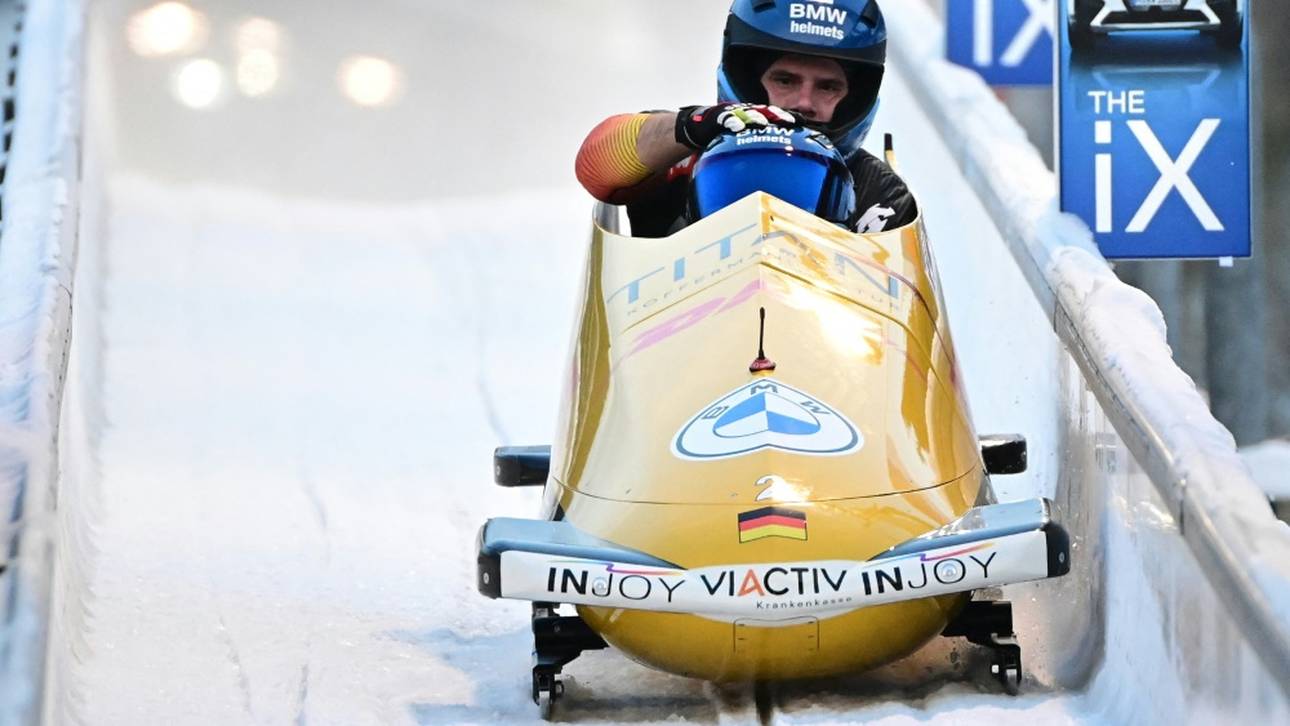 Zweierbob: Lochner vor Friedrich zur WM-Halbzeit