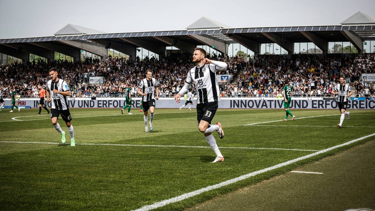 Ulm springt auf 1 und feiert Flitzer