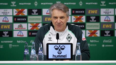 Werder Bremen wartet seit acht Spielen auf einen Sieg. Der Druck auf Trainer Horst Steffen wächst. Vor dem Nachholspiel gegen Hoffenheim stellt sich der Coach den Fragen der Reporter.