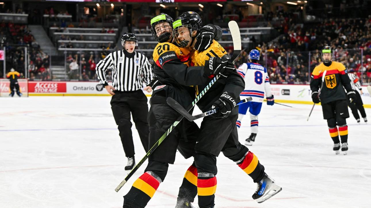 Eishockey: Deutschland gewinnt Relegation gegen Kasachstan