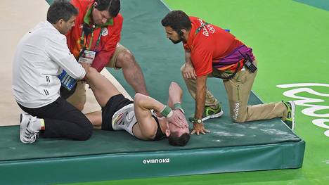 Andreas Toba zog sich beim Turnen in Rio eine komplexe Knieverletzung zu