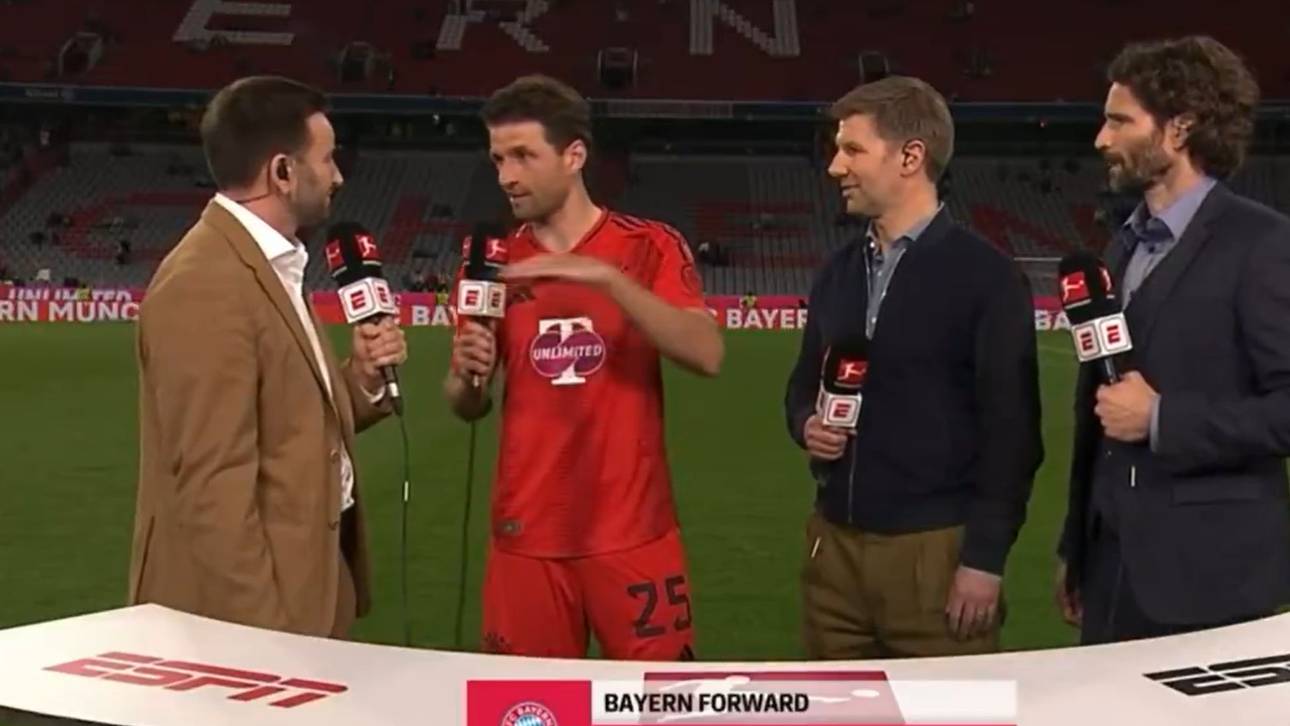 Denkwürdiger Müller-Auftritt