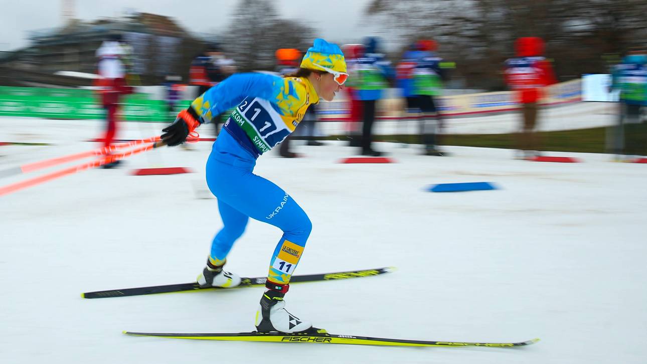 Langläuferin blutüberströmt im Ziel