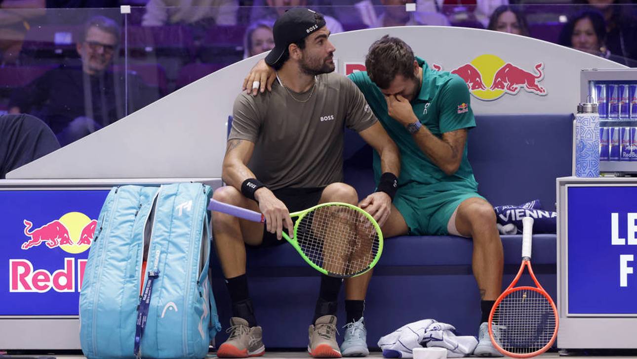Dramatische Szenen: Tennis-Star weint hemmungslos