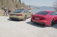 Audi RS7 Sportback mit V8-Motor gegen Audi e-tron GT RS auf Elektrobasis. Zwei Sportlimousinen mit rund 600PS, die Rennfahrerin Laura-Marie Geissler und Chris überzeugen müssen. Außerdem: der Underdog in der Luxusklasse - der Genesis GV60 zeigt wie ein perfektes Elektroauto sein muss. Und wenn ihr euch schon immer gefragt habt wer sich die Namen für die Automodelle ausdenkt, dann müsst ihr Autonamenpapst Manfred Gotta kennenlernen.