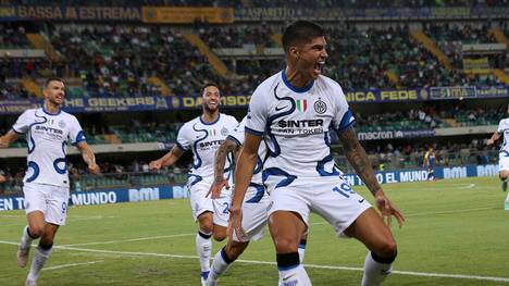 Joaquin Correa traf gleich doppelt für Inter Mailand