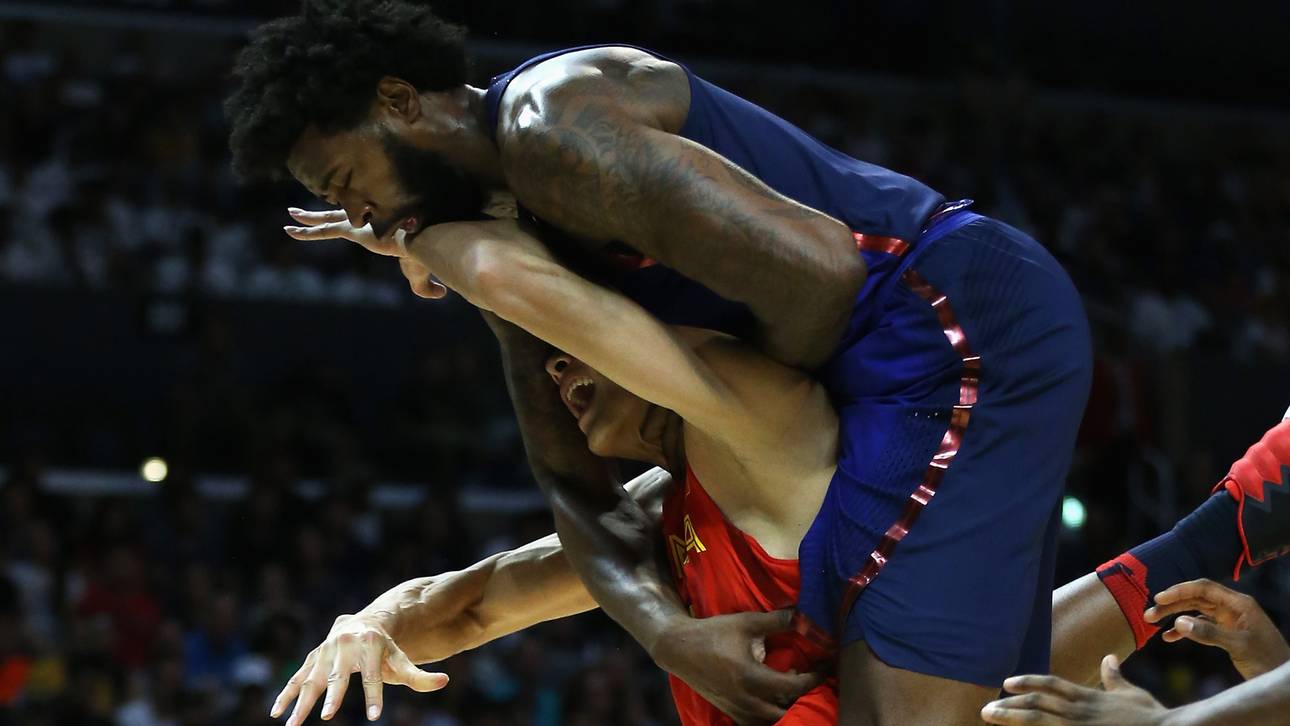 US-Basketballer trotzen Buhrufen