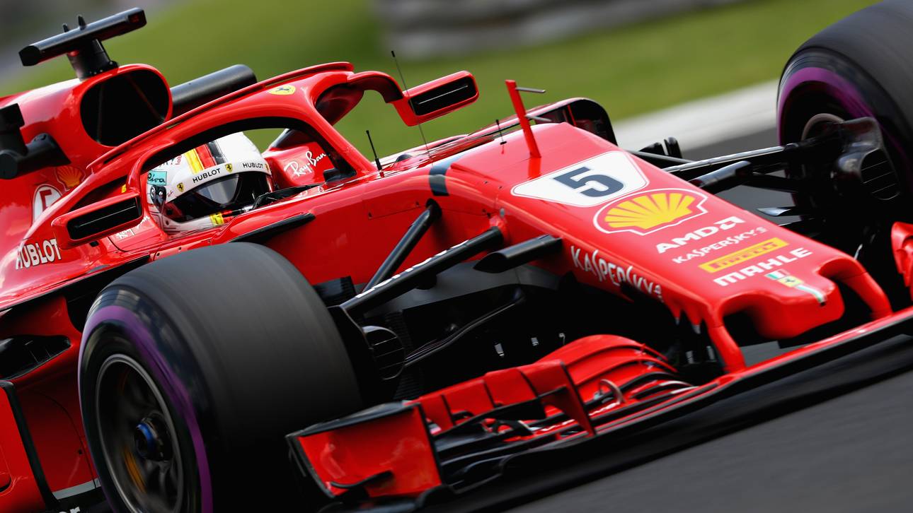 Vettel lässt die Muskeln spielen