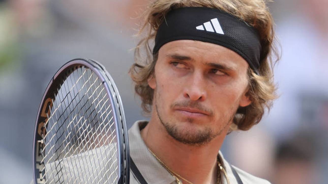 Rom: Zverev vom Regen gestoppt