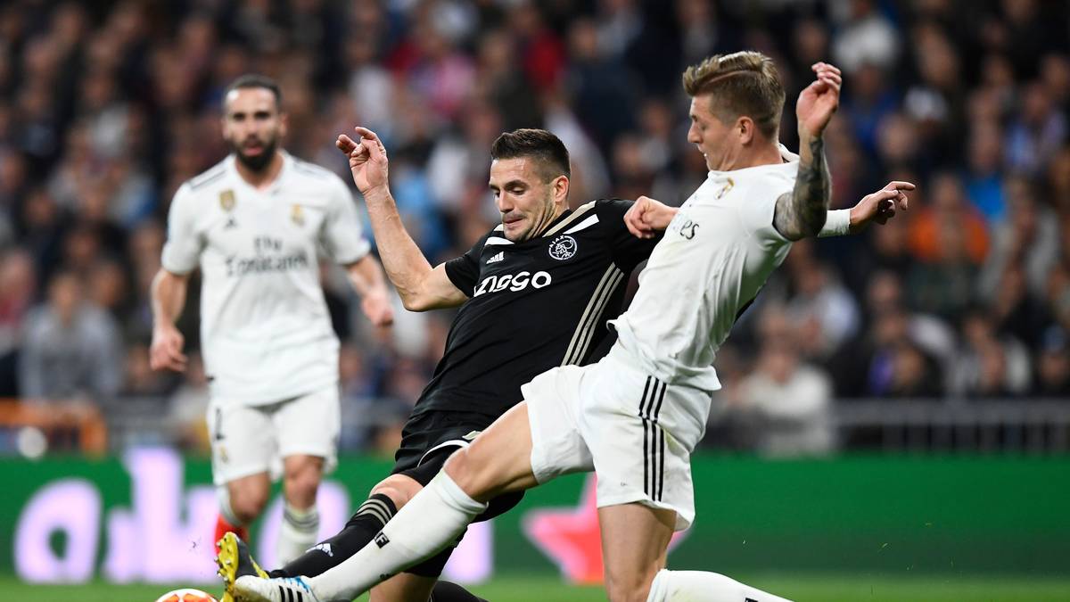 Guardian (England): "Tadic betreibt die Vernichtung von Reals langer Regentschaft. Ajax' junge Mannschaft demütigt die Titelverteidiger der Champions League im Bernabeu und stolziert ins Viertelfinale"