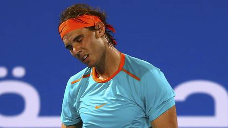 Rafael Nadal Abu Dhabi Frust
