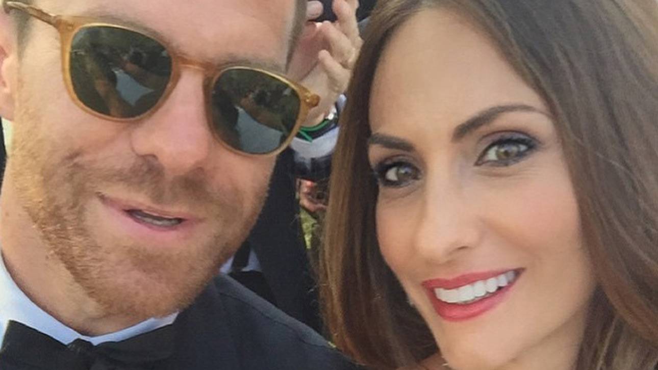 Xabi Alonso und seine Frau Nagore Aranburu