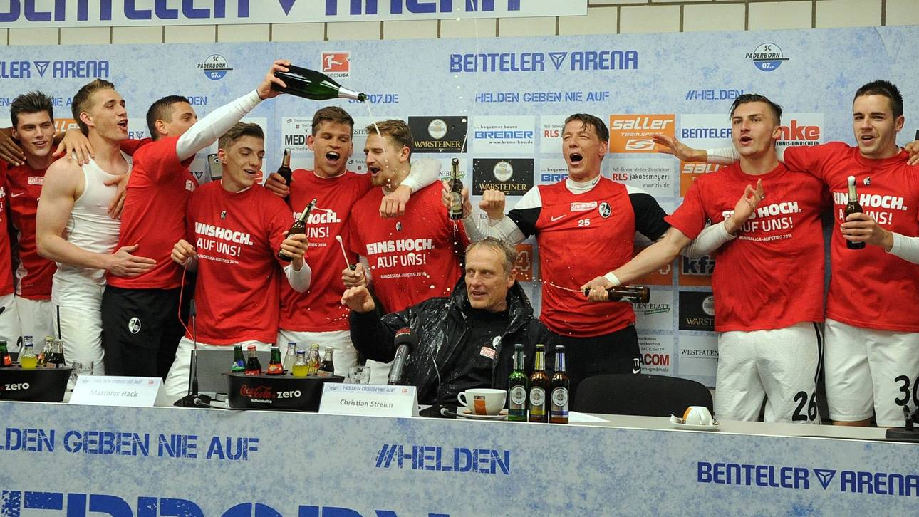 Streich entschuldigt sich für Bierdusche