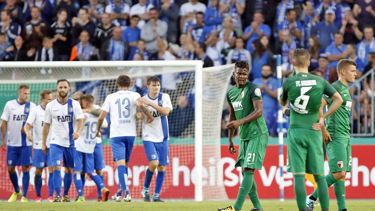 Auftaktgegner FC Augsburg gab in der 1. Pokal-Runde beim 0:2 bei Drittligist 1. FC Magdeburg auch kein besseres Bild ab