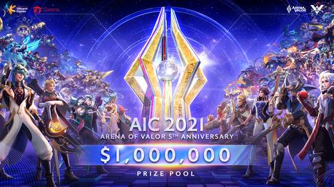 Das fünfte Jubiläum von Arena of Valor wird ein Preisgeld von mehr als einer Million US-Dollar bieten